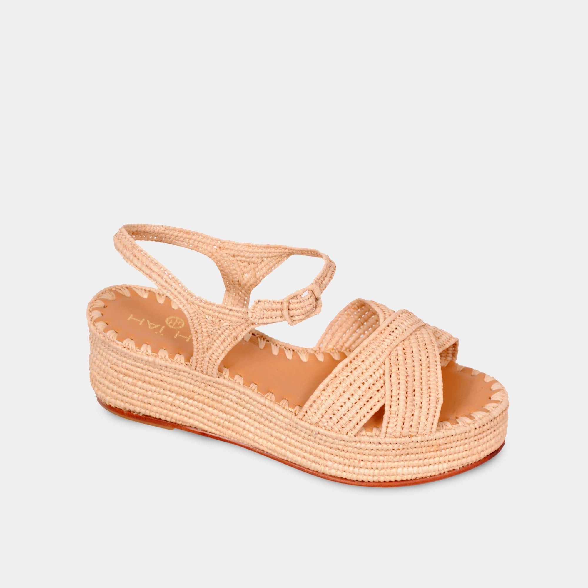 Baya Natural Raffia Sandales