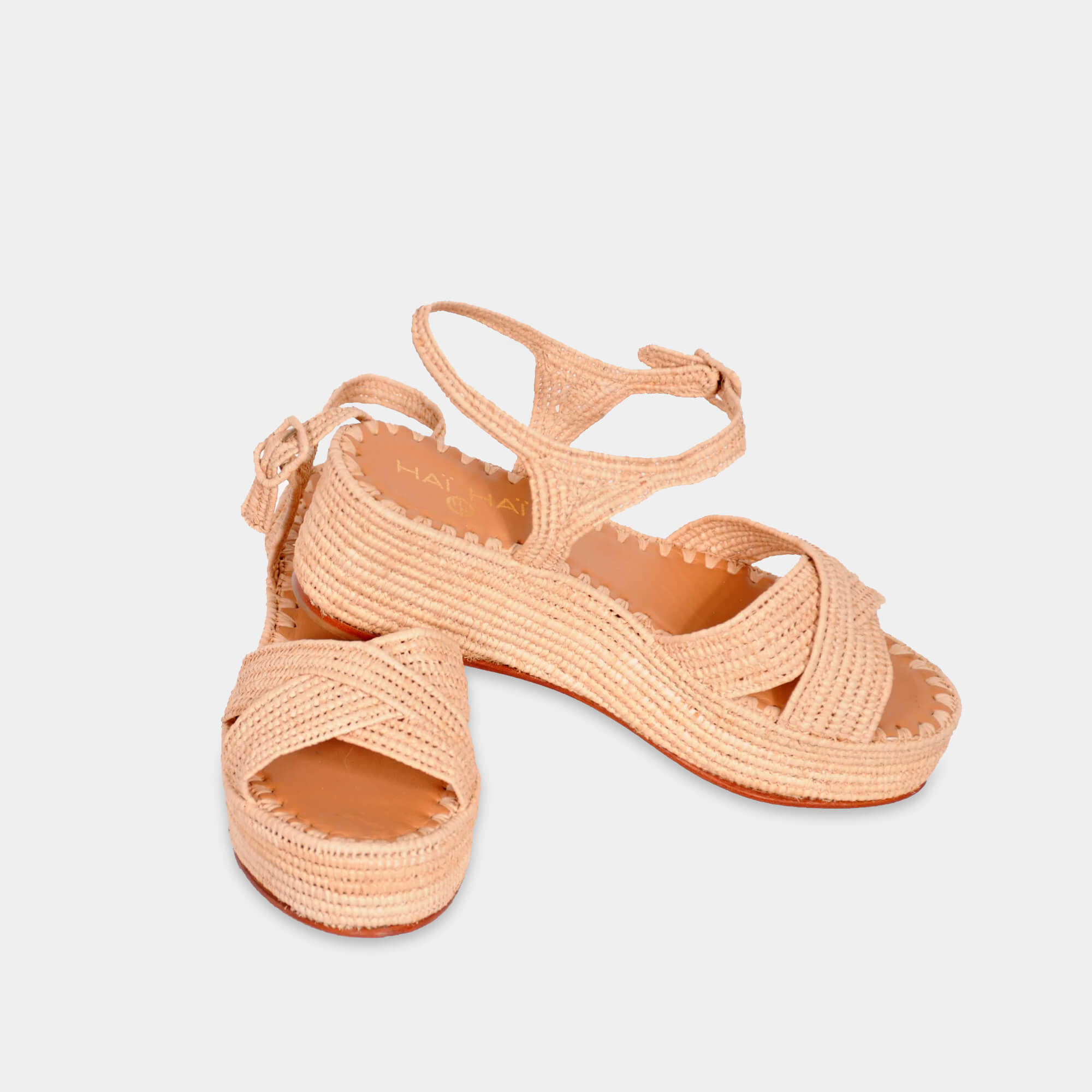 Baya Natural Raffia Sandales