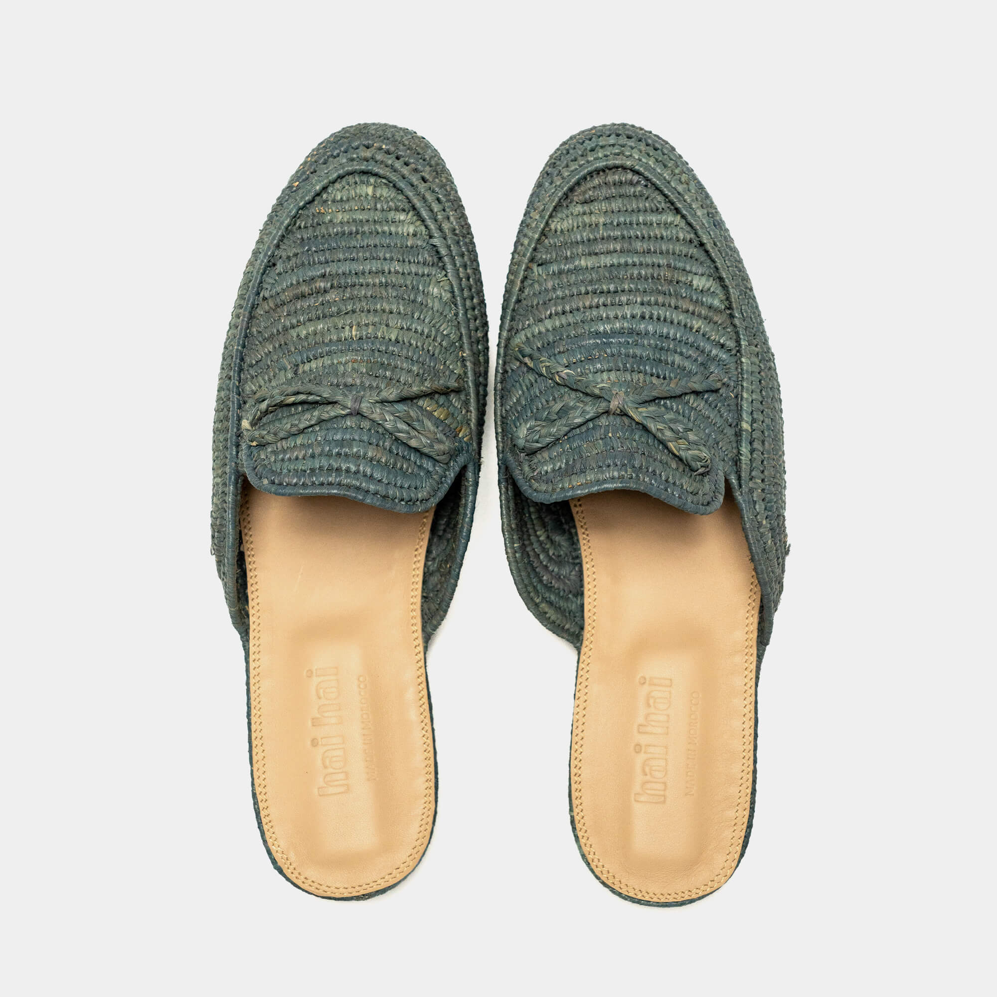 Slip-On Mules Ayur in Green Olive