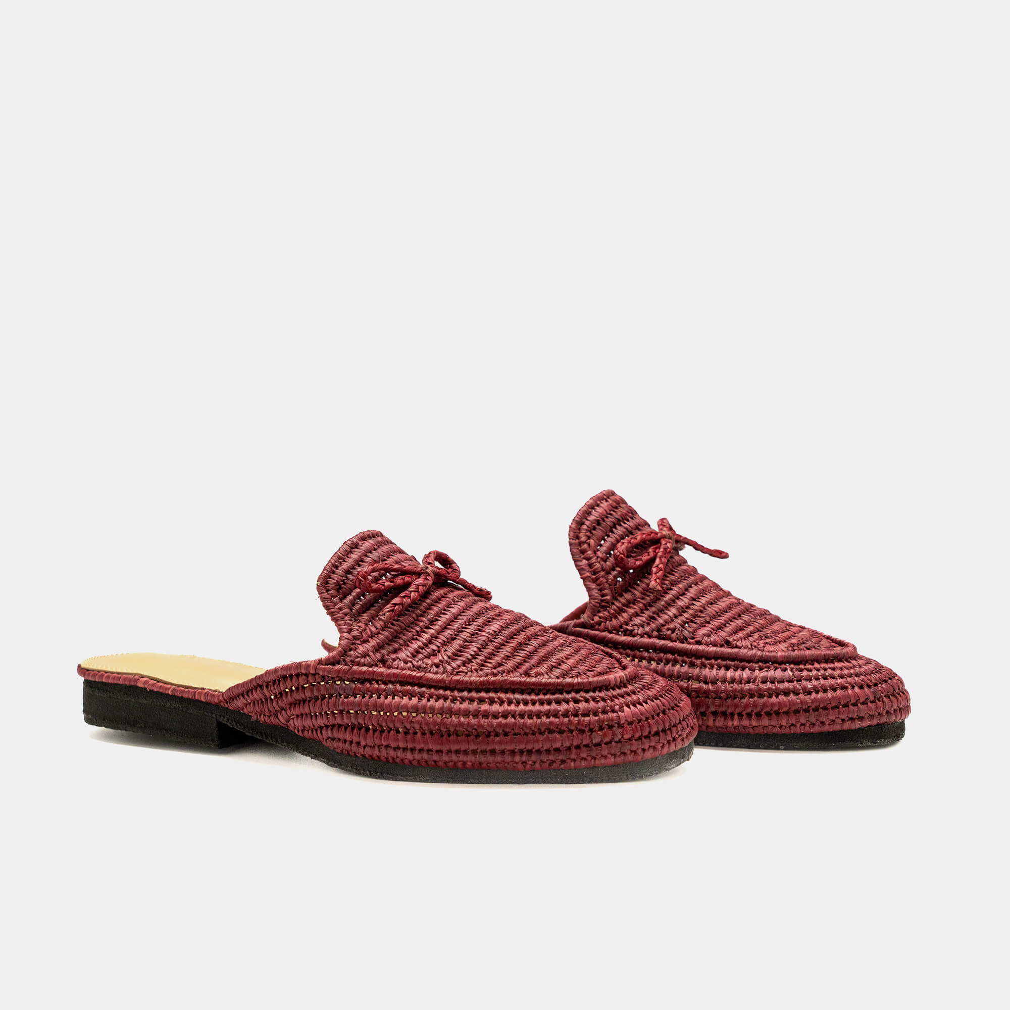 Slip-On Mules Ayur in Garnet