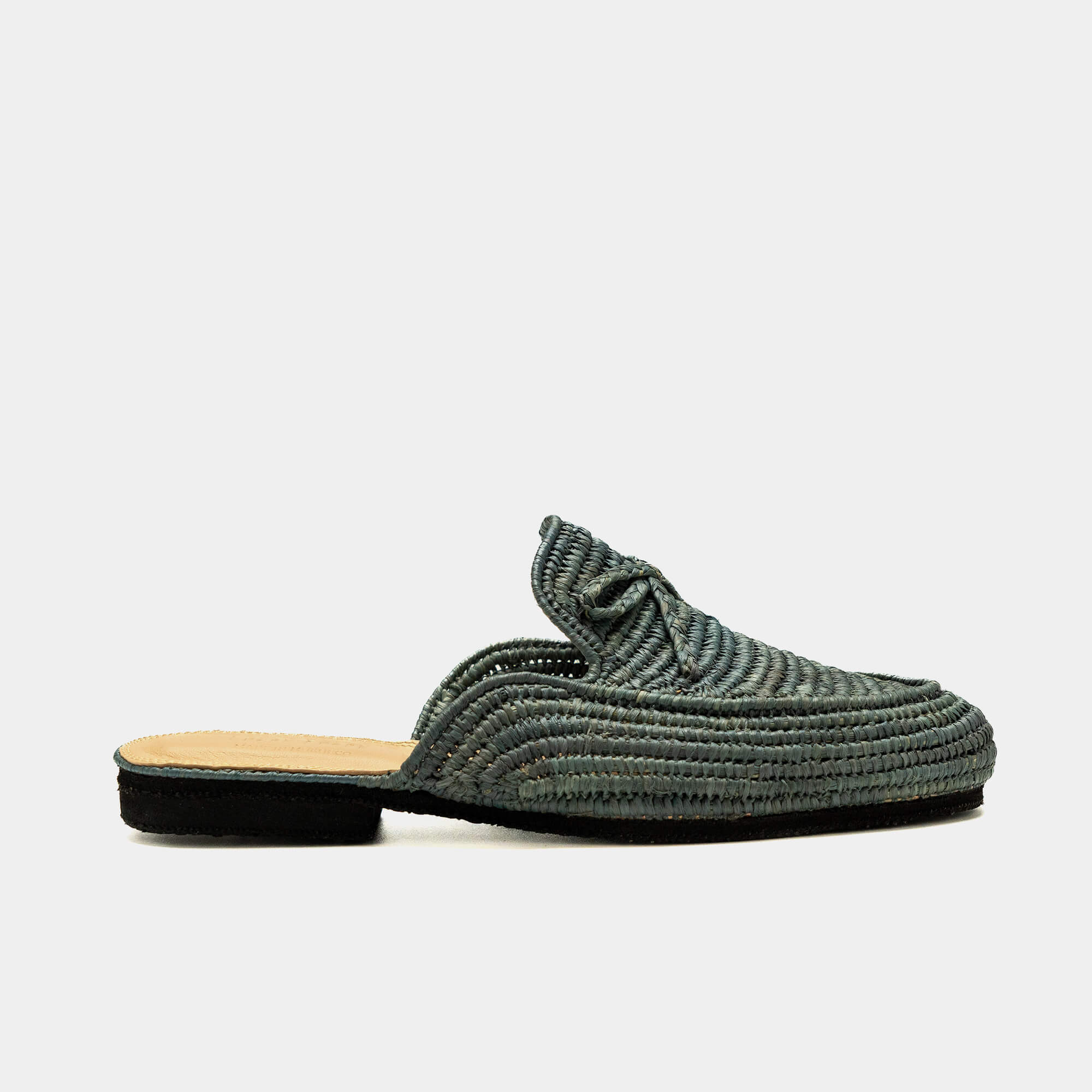 Slip-On Mules Ayur in Green Olive