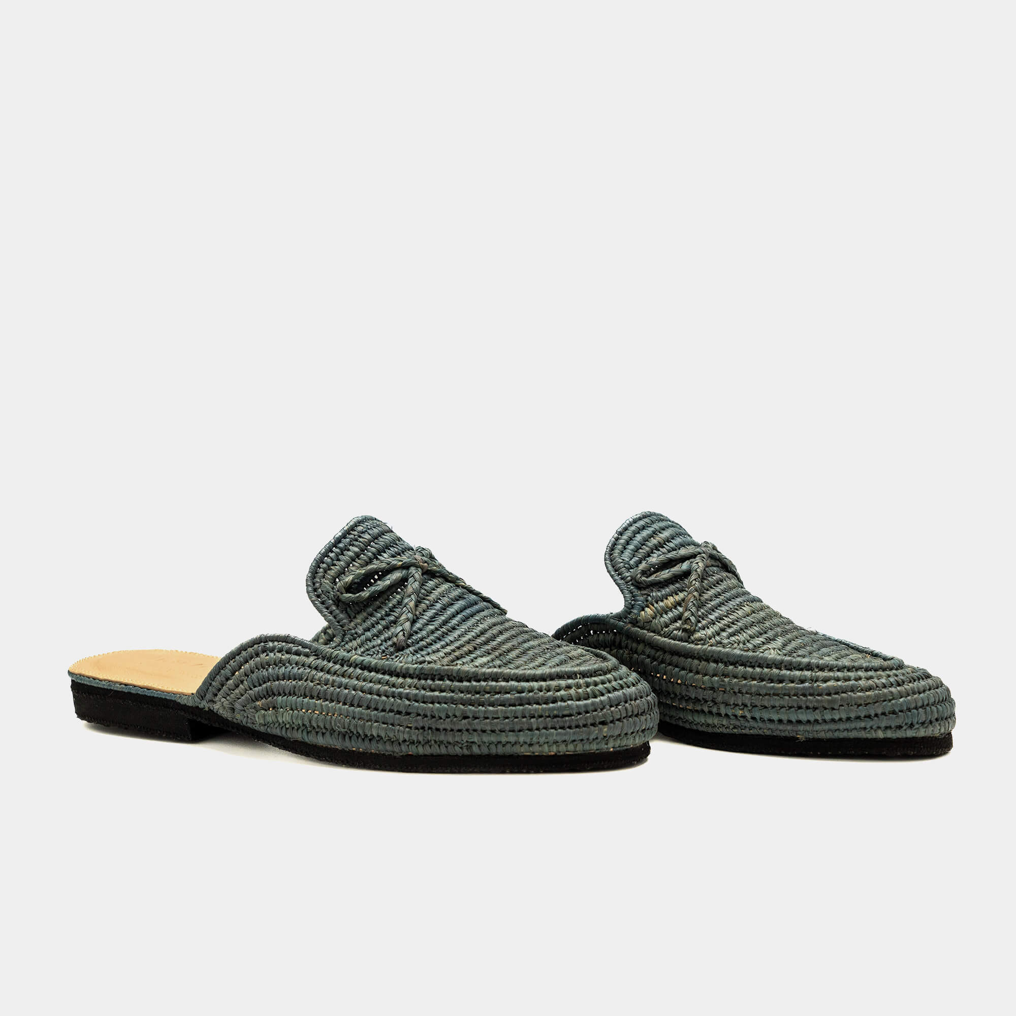 Slip-On Mules Ayur in Green Olive